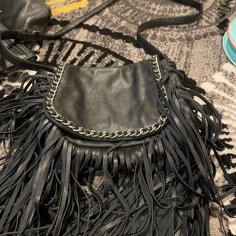 Black tassel bag !